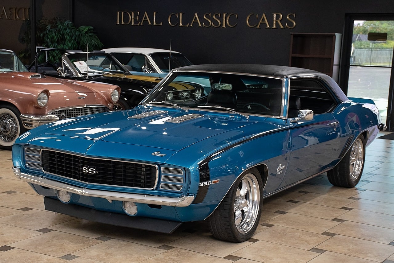 LeMans Blue 1969 Chevrolet Camaro Coupe 5-Speed Manual