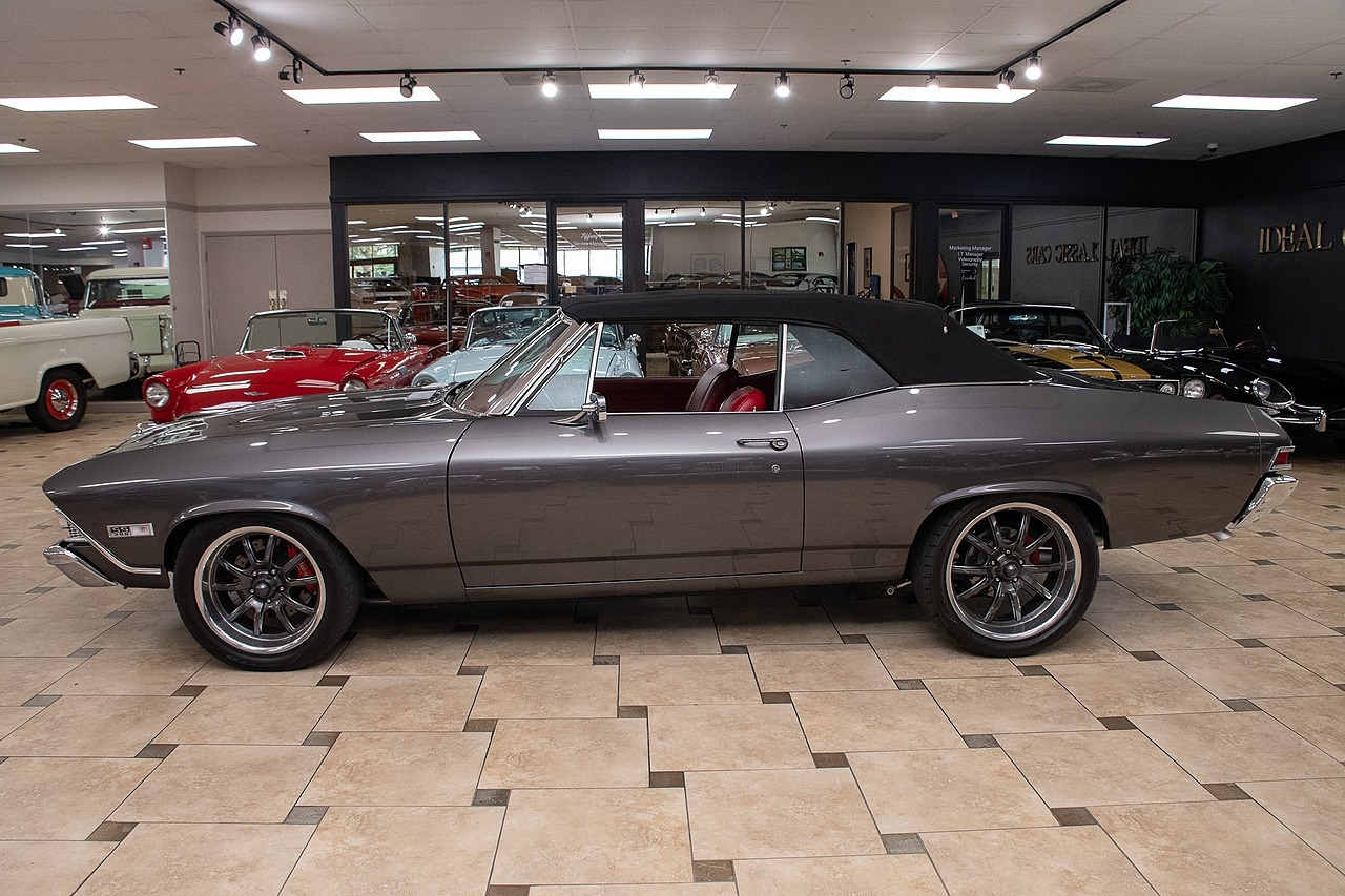 1968 Gray Metallic Chevrolet Chevelle Restomod - F.I. 496C.I. V8 Convertible