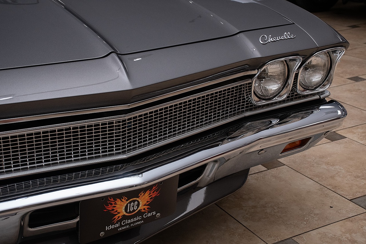 1968 Gray Metallic Chevrolet Chevelle Restomod - F.I. 496C.I. V8 Convertible