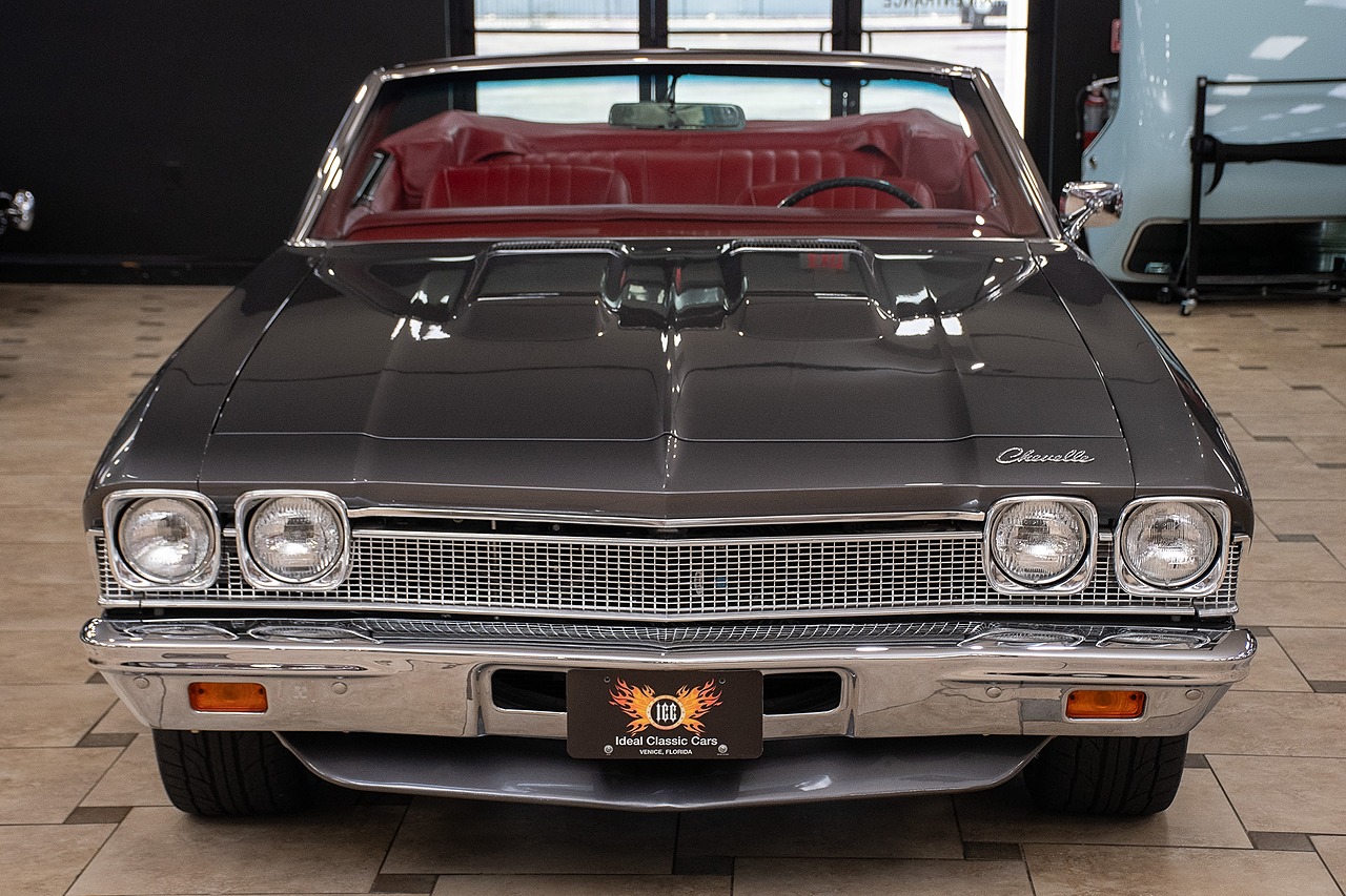 1968 Gray Metallic Chevrolet Chevelle Restomod - F.I. 496C.I. V8 Convertible