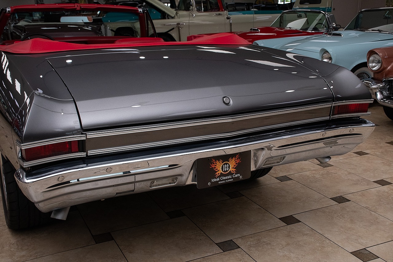 1968 Gray Metallic Chevrolet Chevelle Restomod - F.I. 496C.I. V8 Convertible