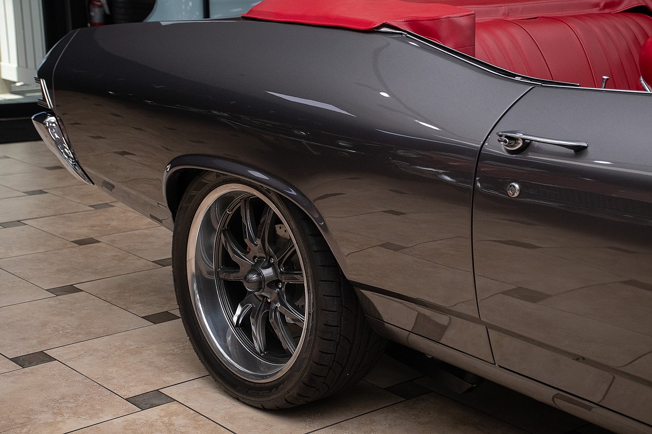 1968 Gray Metallic Chevrolet Chevelle Restomod - F.I. 496C.I. V8 Convertible