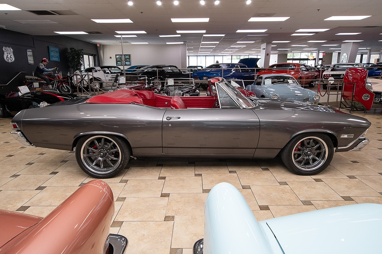1968 Gray Metallic Chevrolet Chevelle Restomod - F.I. 496C.I. V8 Convertible