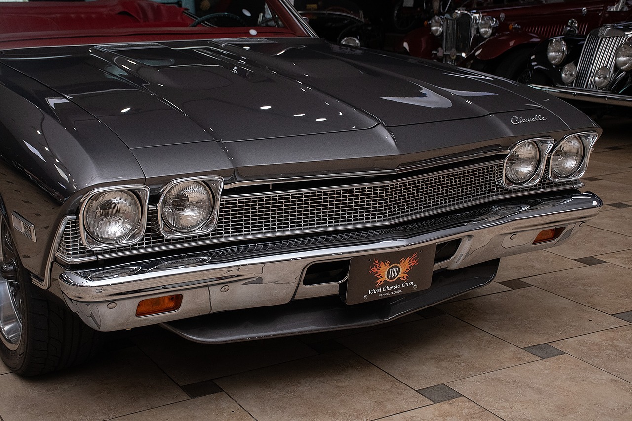 1968 Gray Metallic Chevrolet Chevelle Restomod - F.I. 496C.I. V8 Convertible