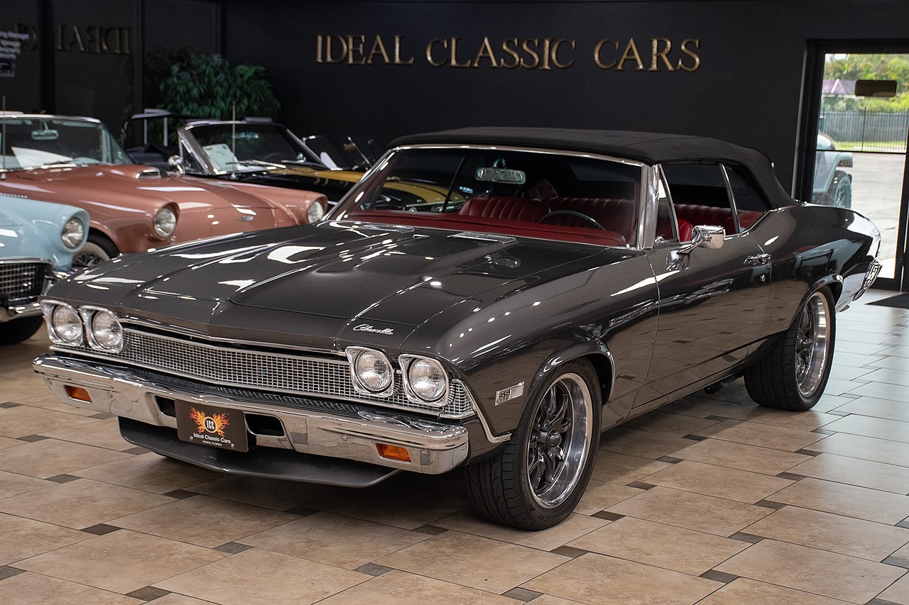 1968 Gray Metallic Chevrolet Chevelle Restomod - F.I. 496C.I. V8 Convertible