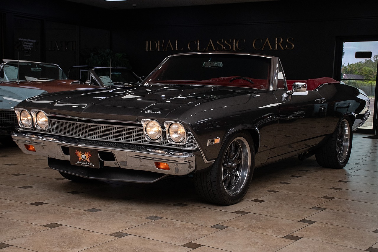 1968 Gray Metallic Chevrolet Chevelle Restomod - F.I. 496C.I. V8 Convertible