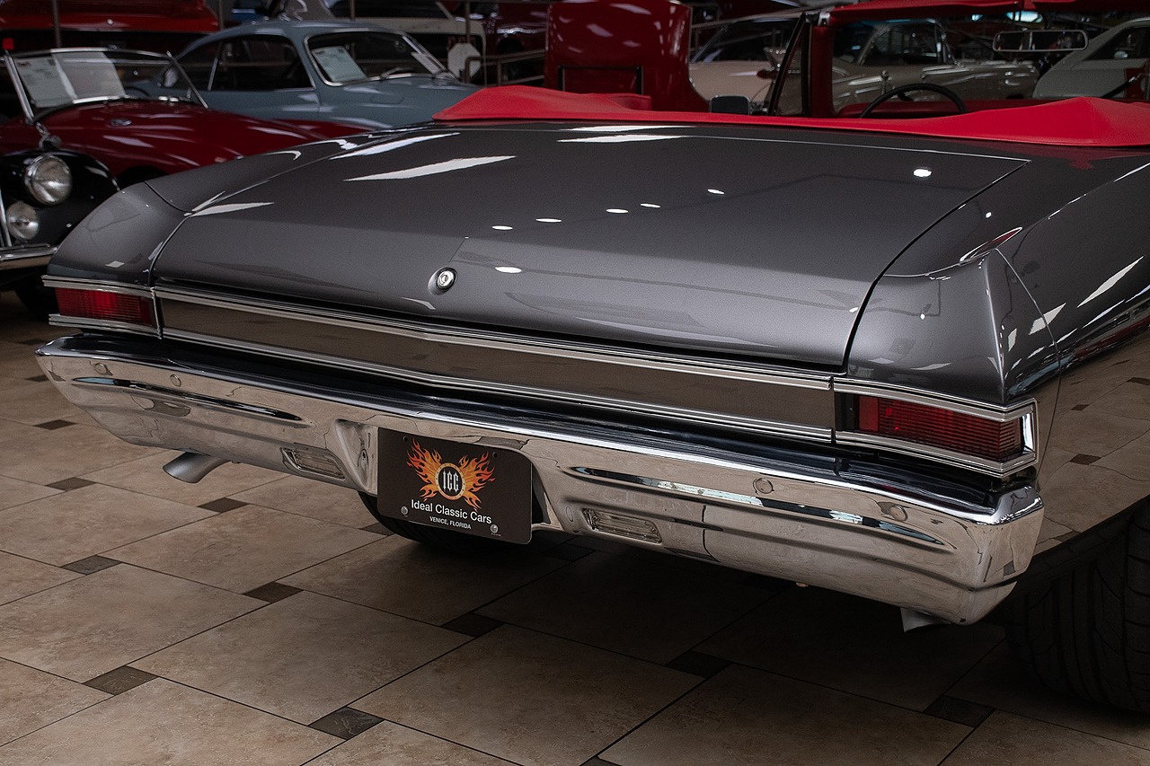 1968 Gray Metallic Chevrolet Chevelle Restomod - F.I. 496C.I. V8 Convertible