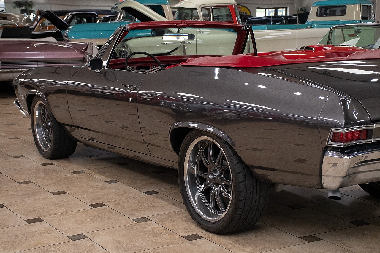 1968 Gray Metallic Chevrolet Chevelle Restomod - F.I. 496C.I. V8 Convertible