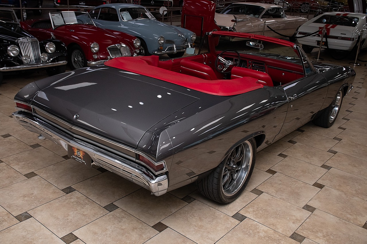 1968 Gray Metallic Chevrolet Chevelle Restomod - F.I. 496C.I. V8 Convertible