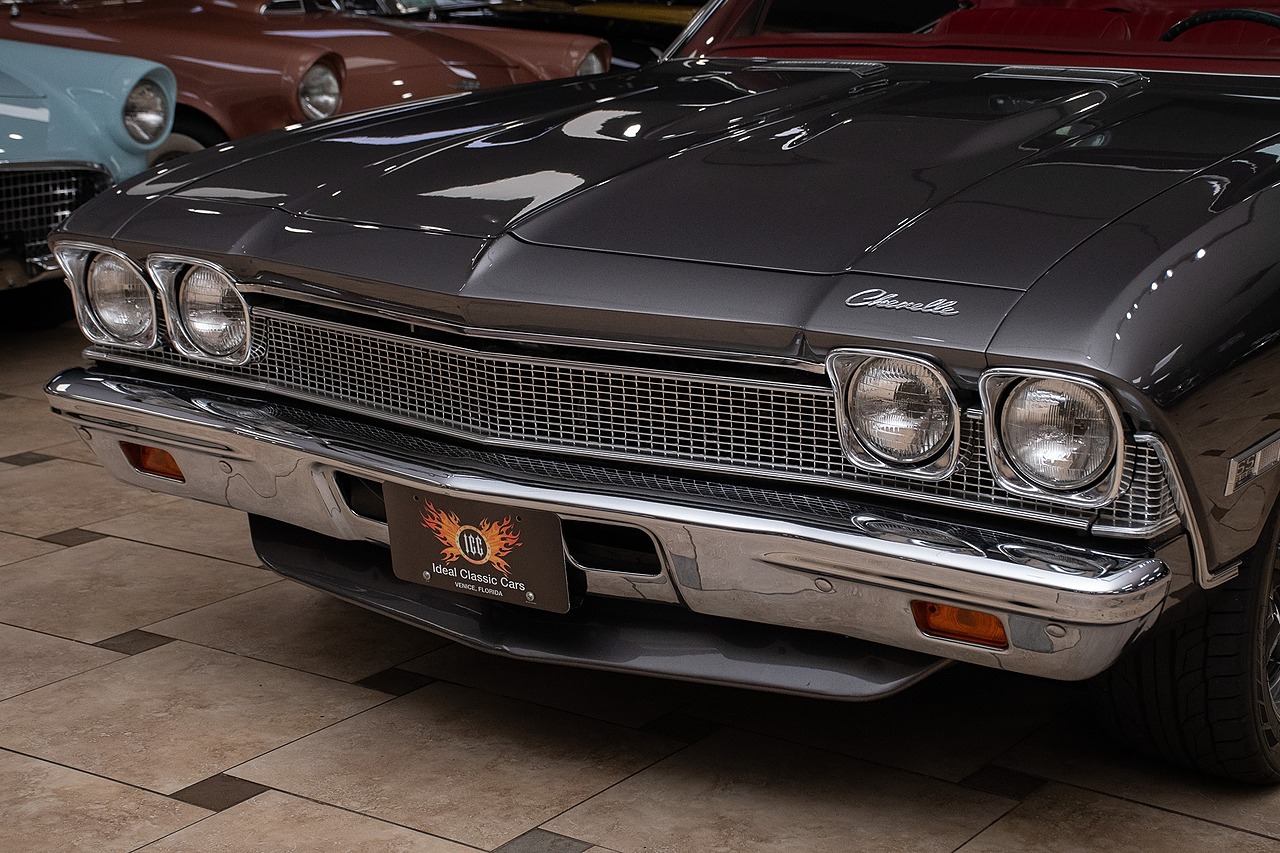 1968 Gray Metallic Chevrolet Chevelle Restomod - F.I. 496C.I. V8 Convertible