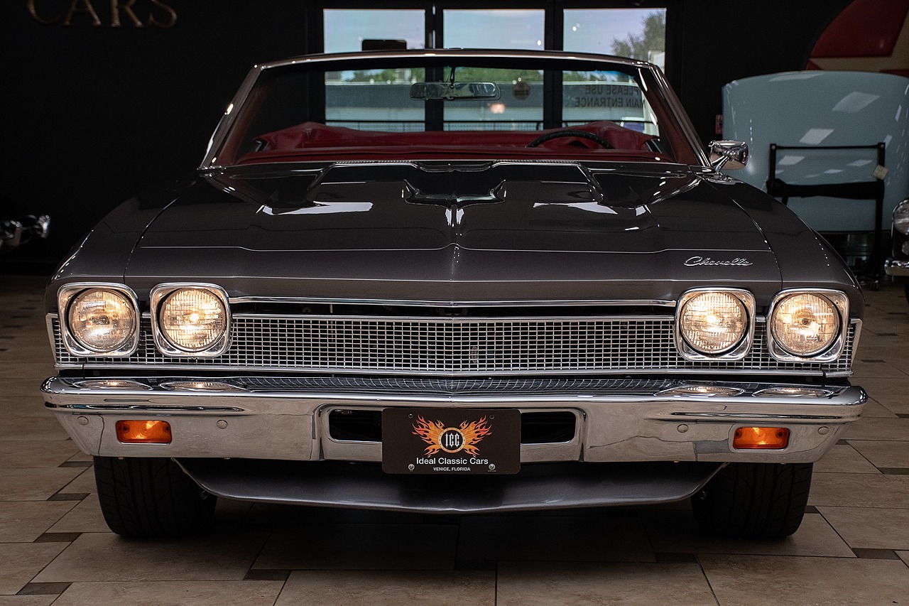 1968 Gray Metallic Chevrolet Chevelle Restomod - F.I. 496C.I. V8 Convertible