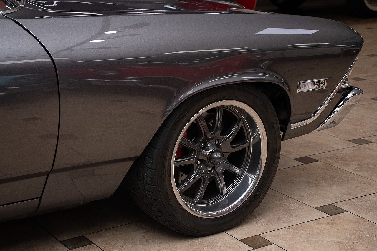 1968 Gray Metallic Chevrolet Chevelle Restomod - F.I. 496C.I. V8 Convertible