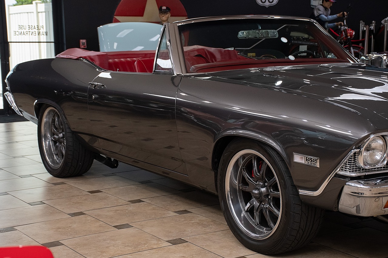 1968 Gray Metallic Chevrolet Chevelle Restomod - F.I. 496C.I. V8 Convertible