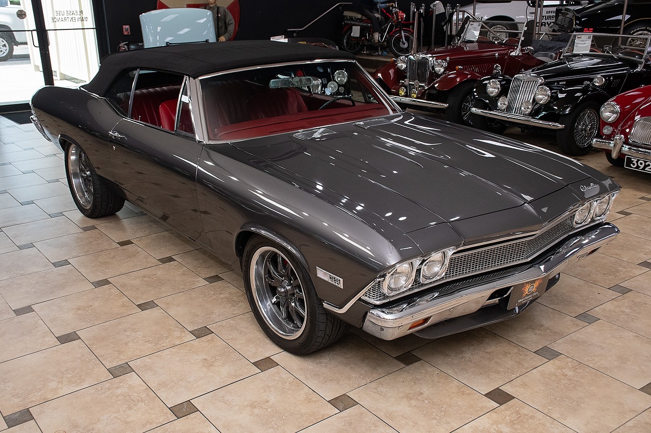 1968 Gray Metallic Chevrolet Chevelle Restomod - F.I. 496C.I. V8 Convertible