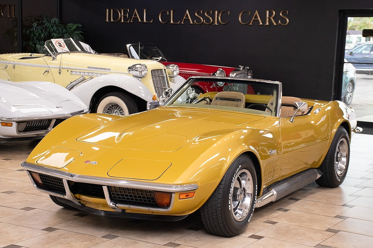 War Bonnet Yellow 1972 Chevrolet Corvette Coupe Automatic