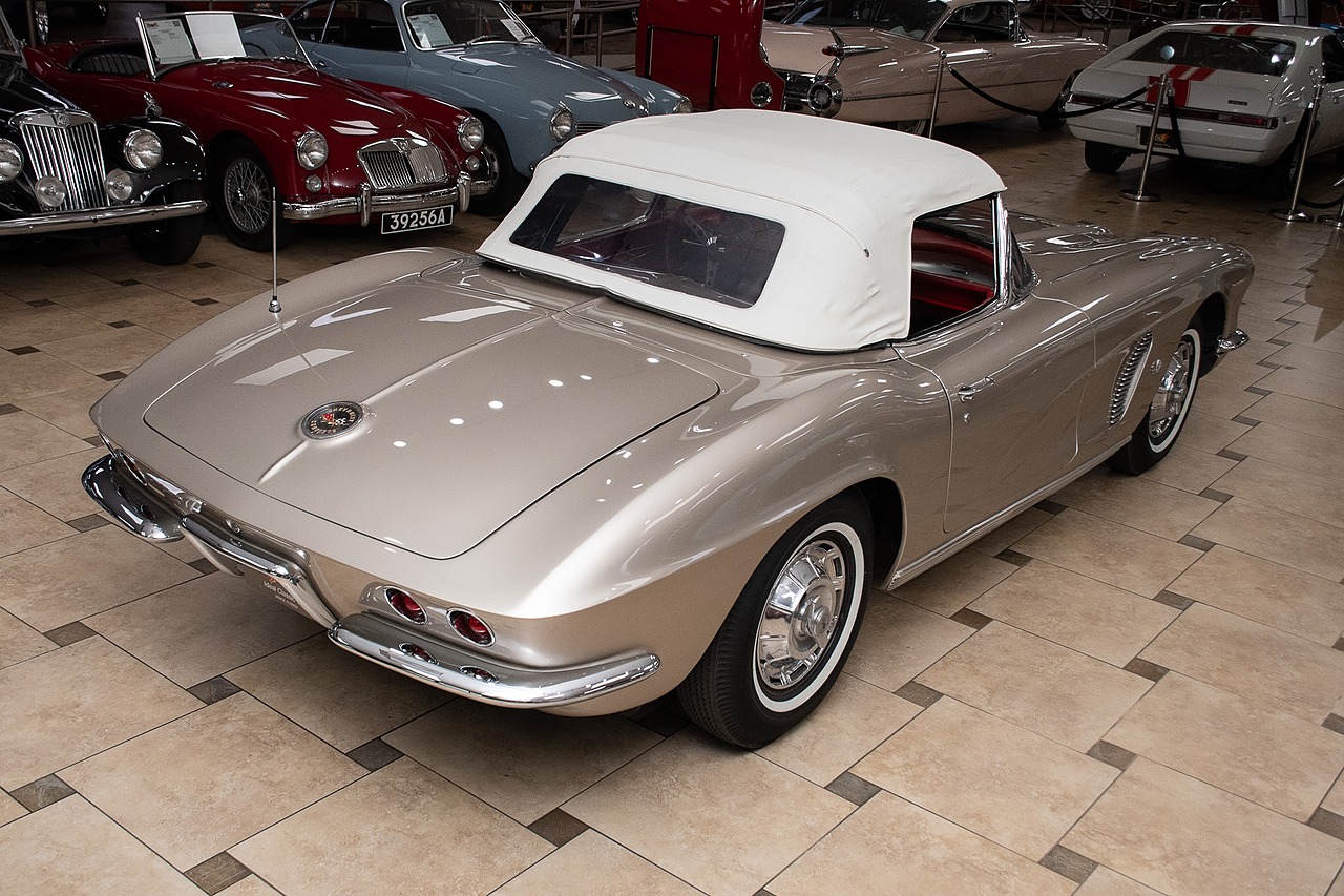 1962 Fawn Beige Chevrolet Corvette Convertible