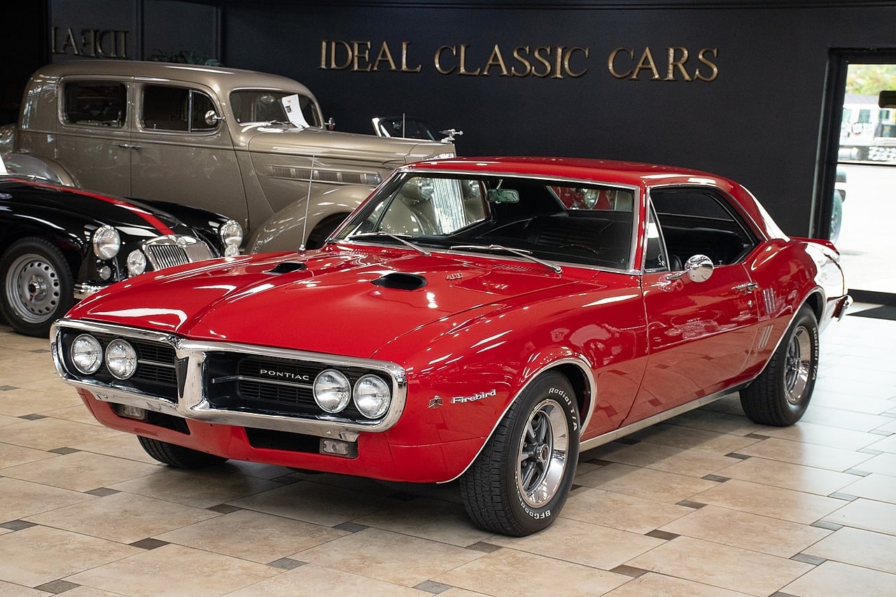 Regimental Red 1967 Pontiac Firebird Coupe Automatic