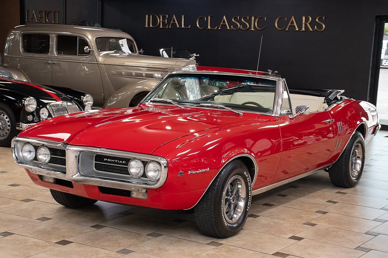 Regimental Red 1967 Pontiac Firebird Coupe Automatic