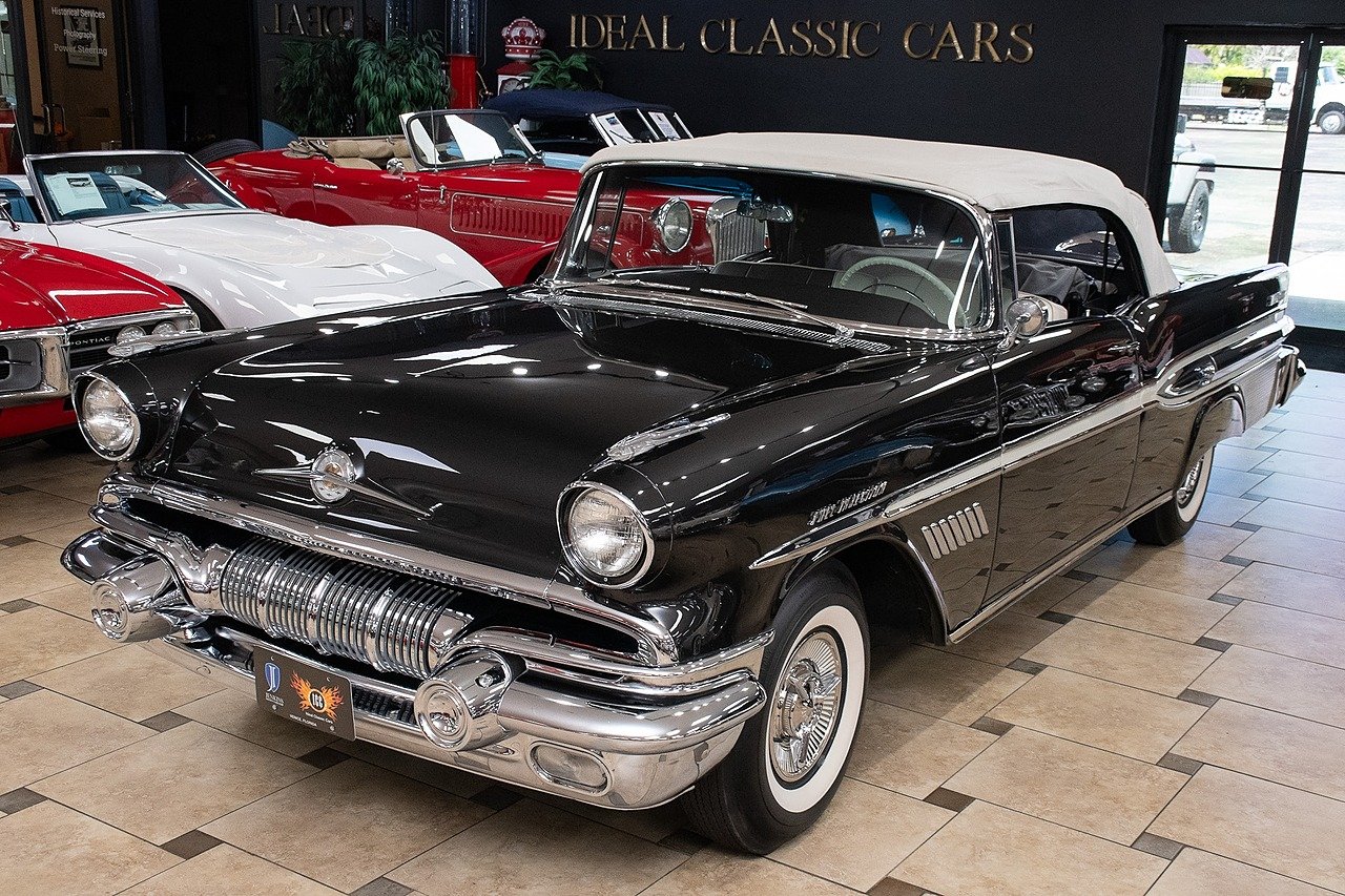 1957 Charcoal Gray Pontiac Bonneville