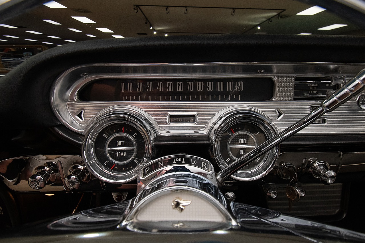 1957 Charcoal Gray Pontiac Bonneville