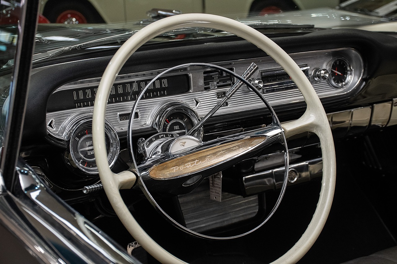 1957 Charcoal Gray Pontiac Bonneville