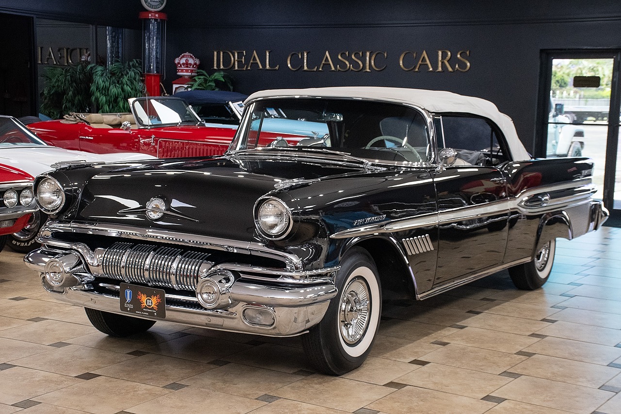 1957 Charcoal Gray Pontiac Bonneville