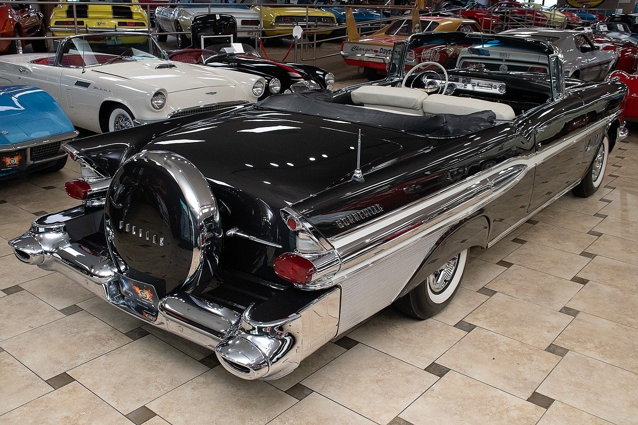 1957 Charcoal Gray Pontiac Bonneville