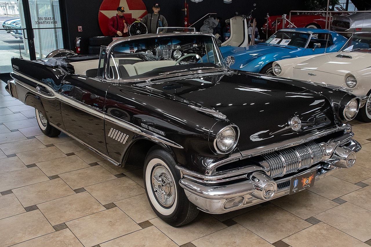 1957 Charcoal Gray Pontiac Bonneville
