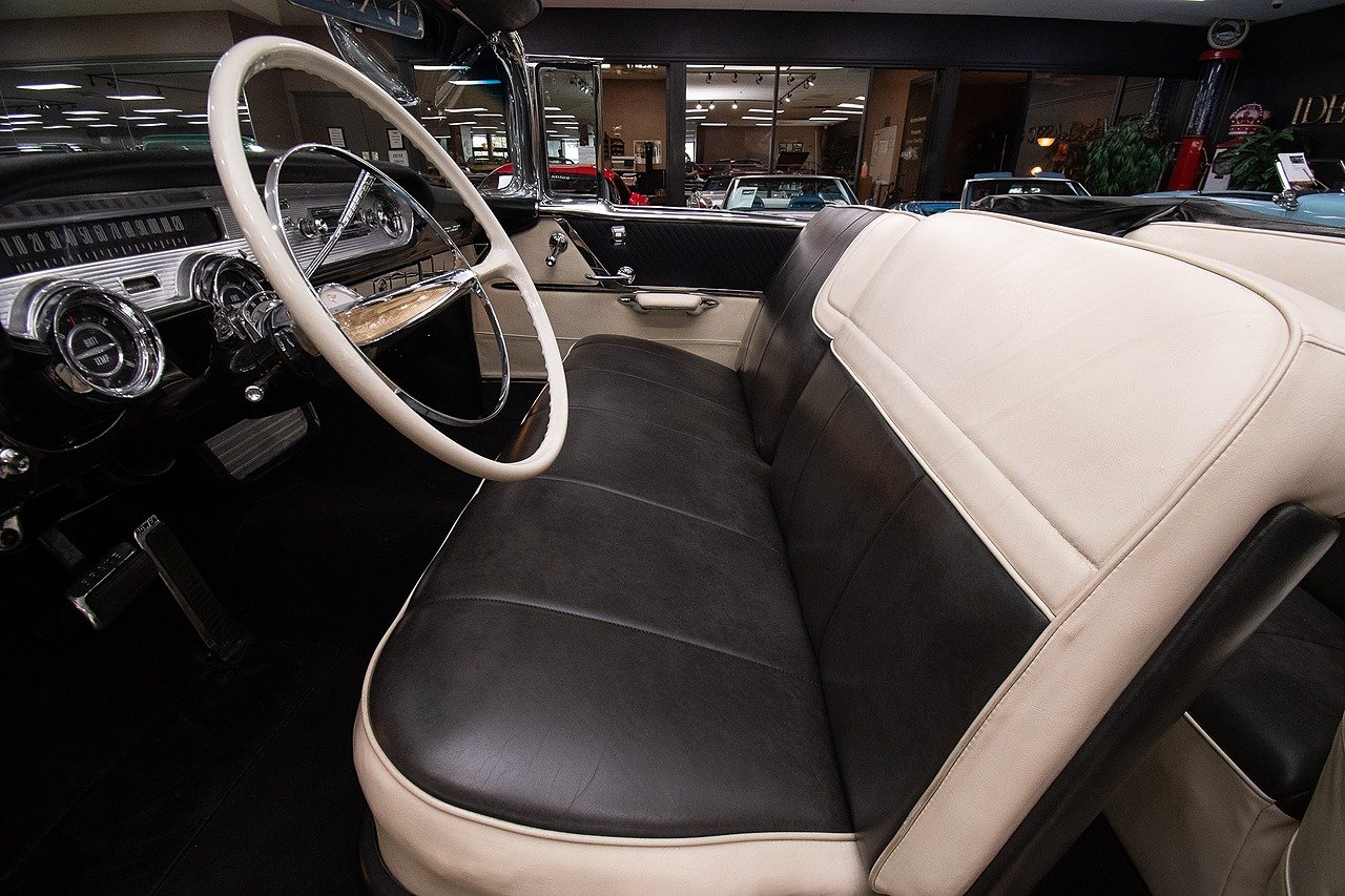 1957 Charcoal Gray Pontiac Bonneville