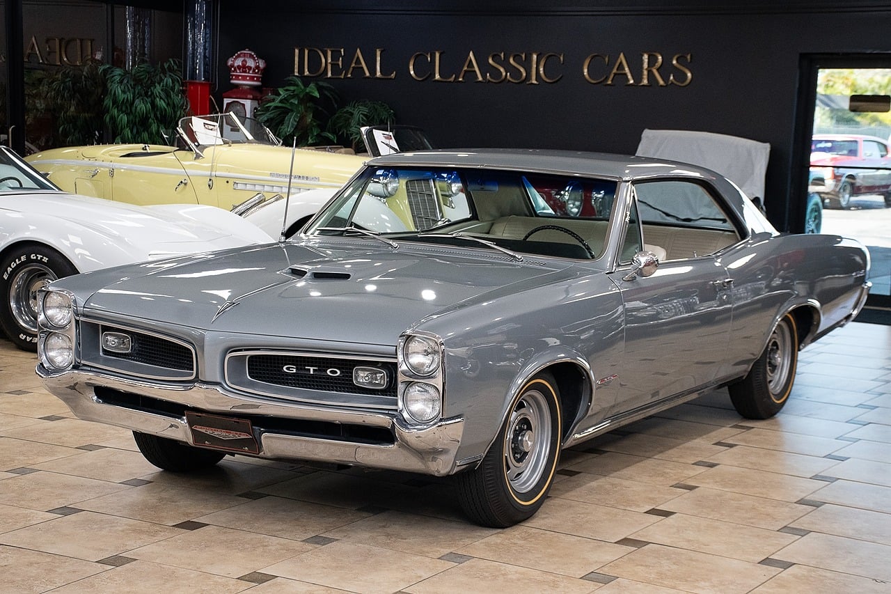 Gray (Platinum Poly) 1966 Pontiac GTO Coupe Automatic