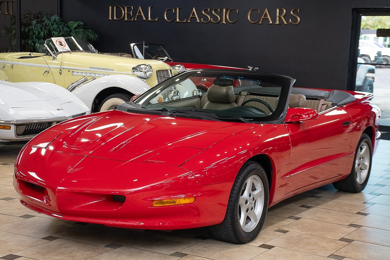 Bright Red 1995 Pontiac Firebird Coupe Rear-Wheel Drive 4-Speed Automatic