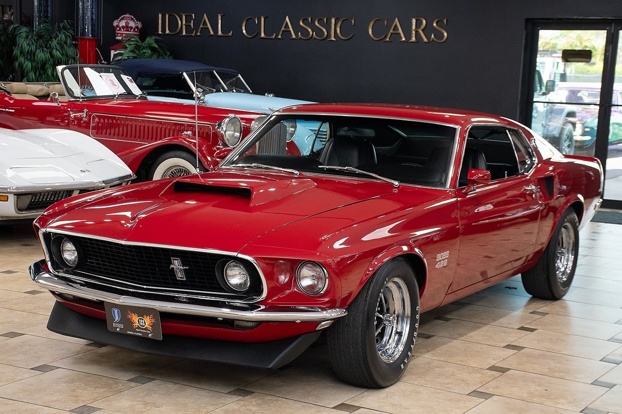 Candy Apple Red 1969 Ford Mustang Coupe 4-Speed Manual