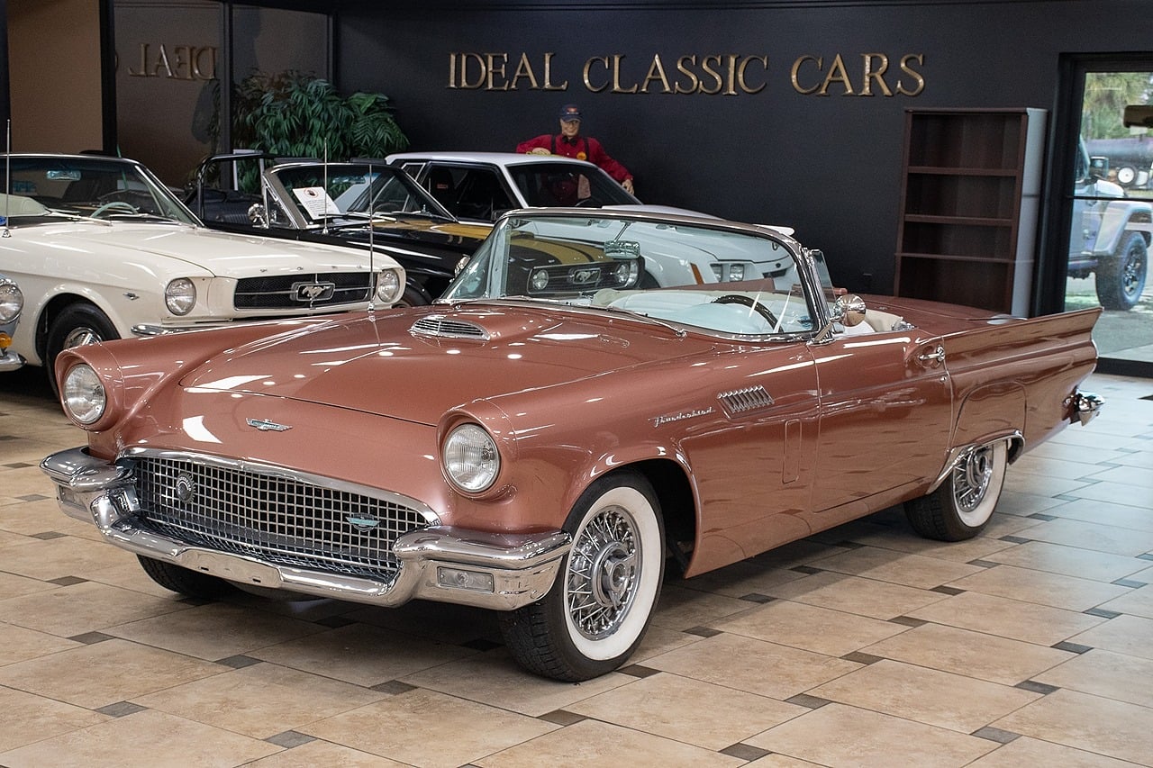 Thunderbird Bronze 1957 Ford Thunderbird Coupe Automatic