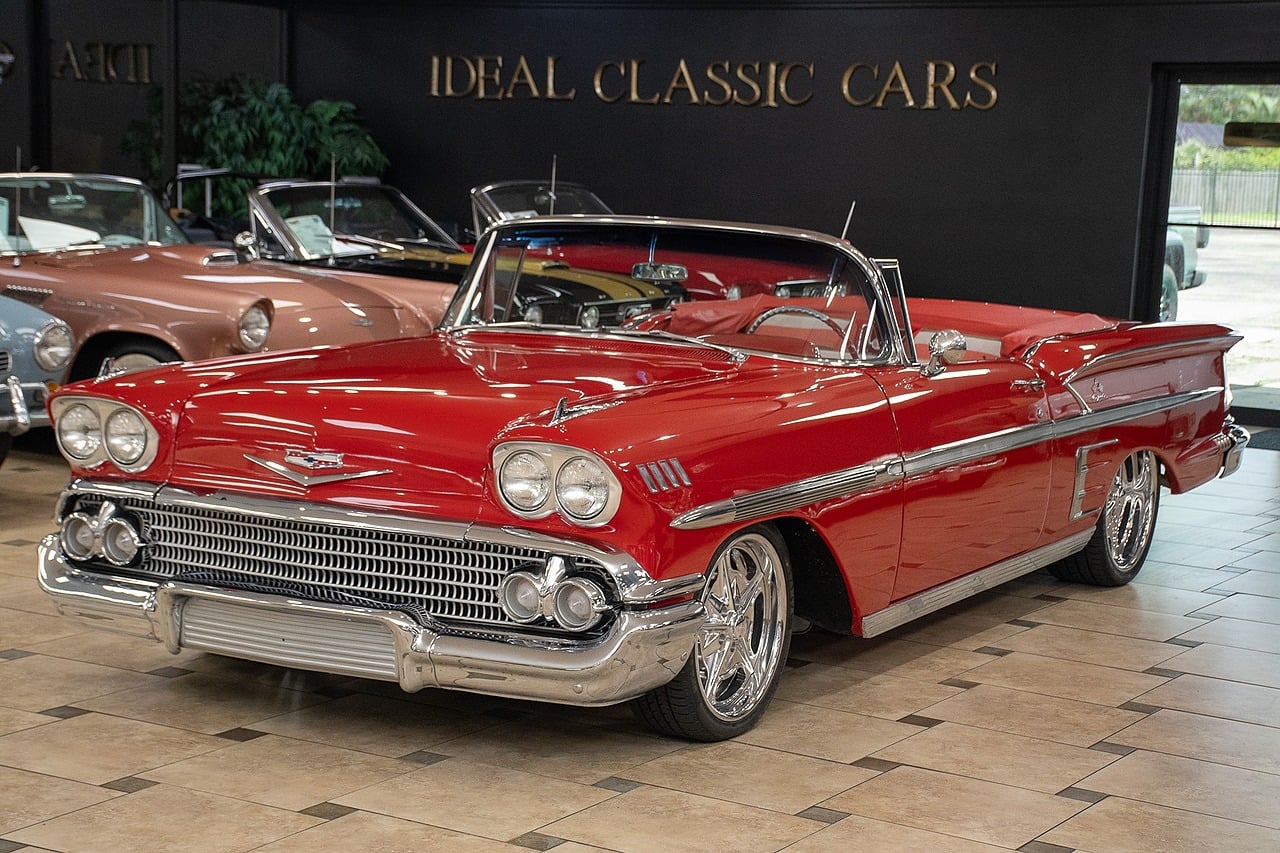 Rio Red 1958 Chevrolet Impala Sedan Automatic
