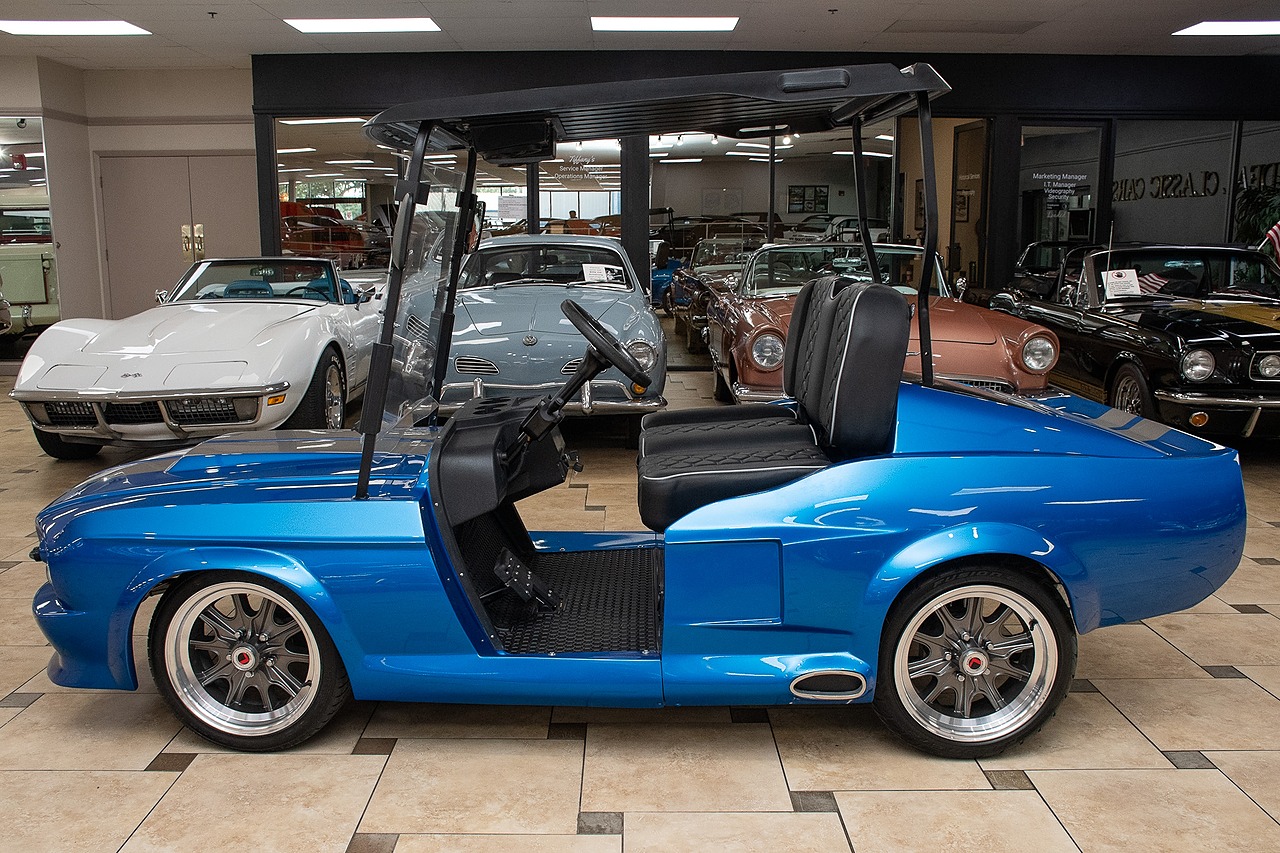 2024 Blue/Silver Metallic Navitas Golf Cart - Custom Eleanor Style Body UTV
