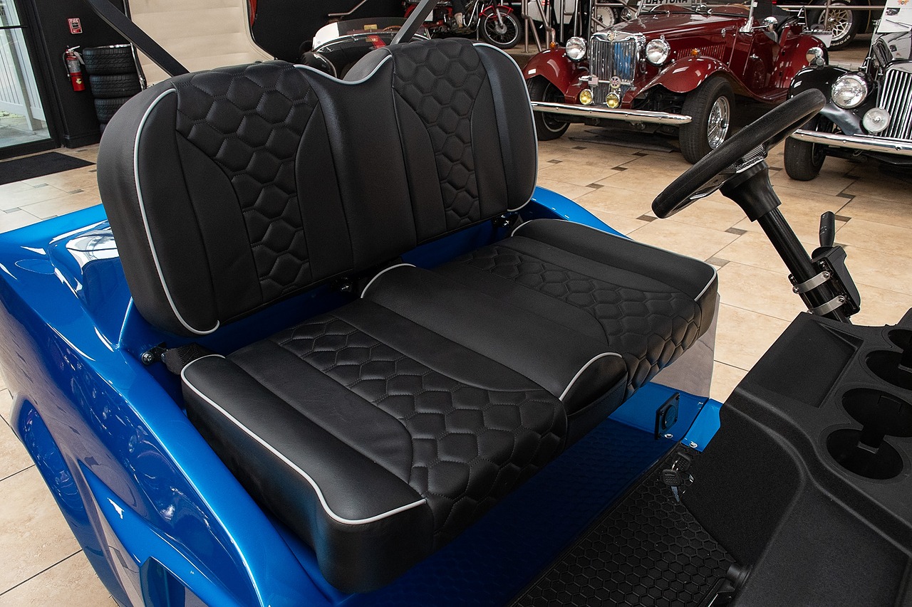 2024 Blue/Silver Metallic Navitas Golf Cart - Custom Eleanor Style Body UTV