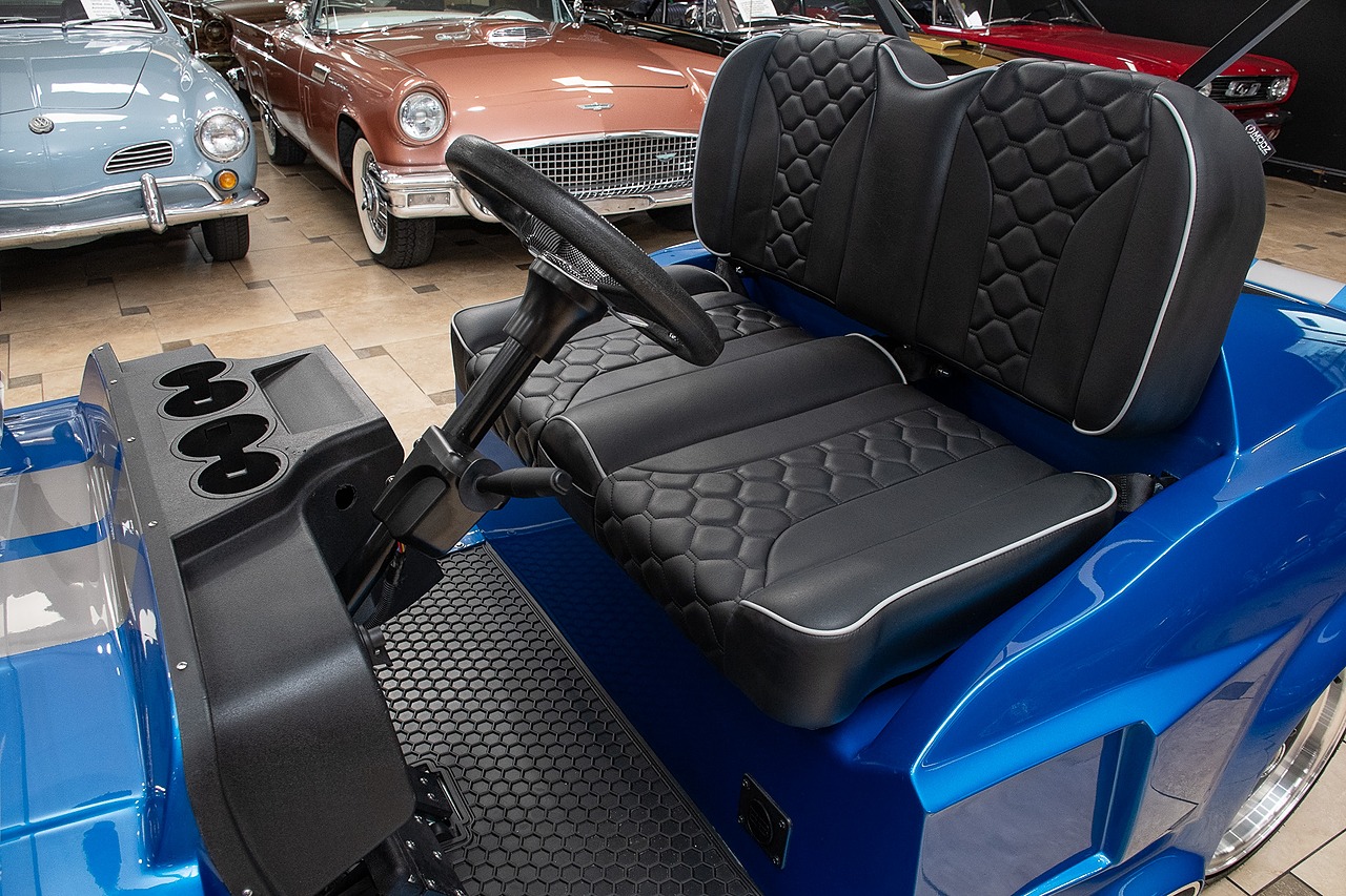 2024 Blue/Silver Metallic Navitas Golf Cart - Custom Eleanor Style Body UTV