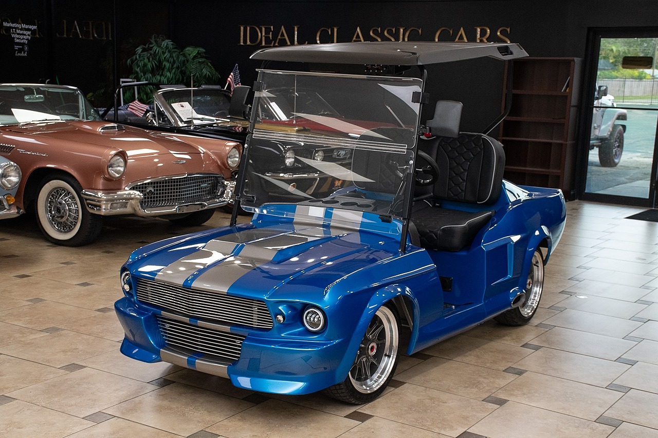 2024 Blue/Silver Metallic Navitas Golf Cart - Custom Eleanor Style Body UTV