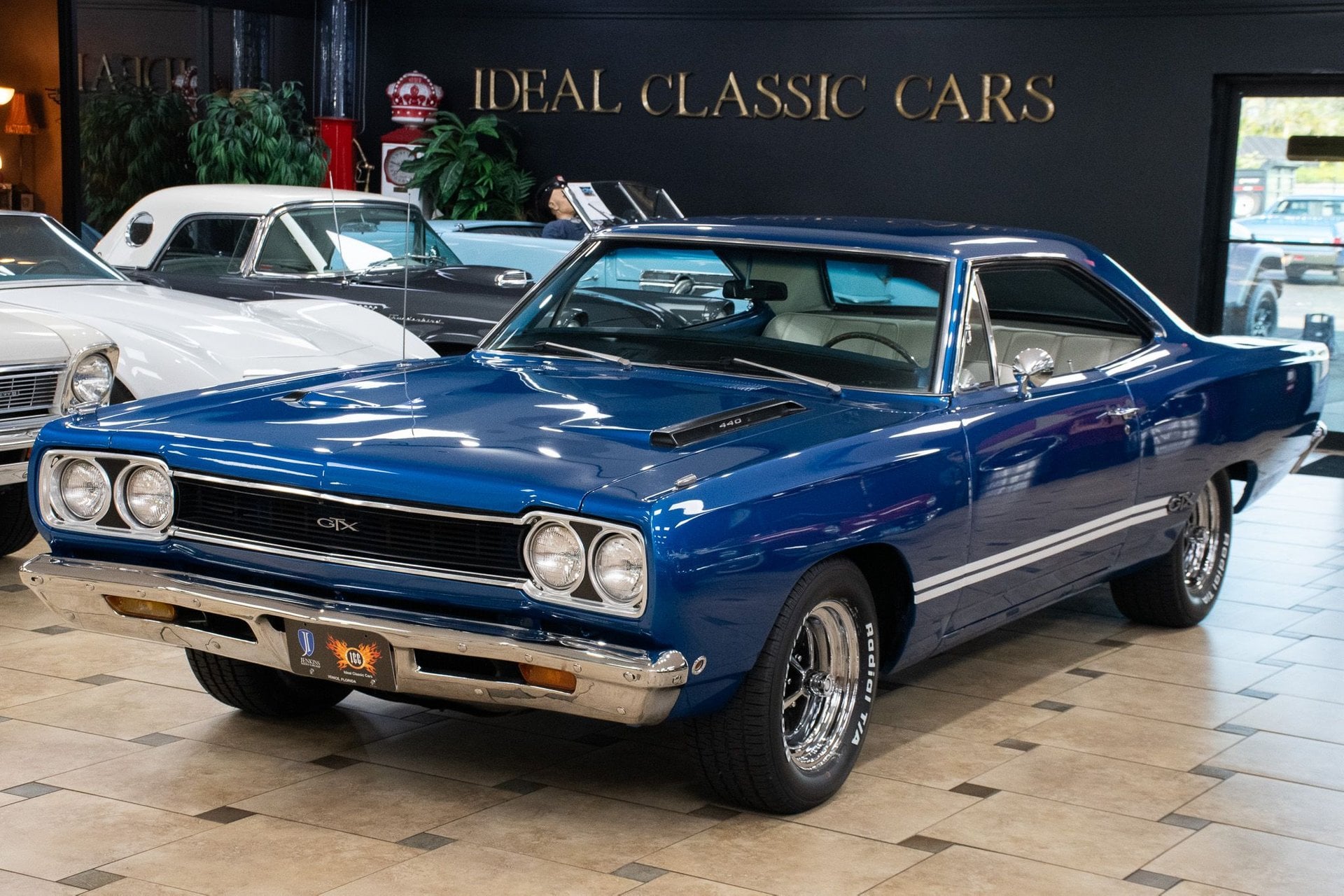 Electric Blue 1968 Plymouth GTX Coupe 4-Speed Manual
