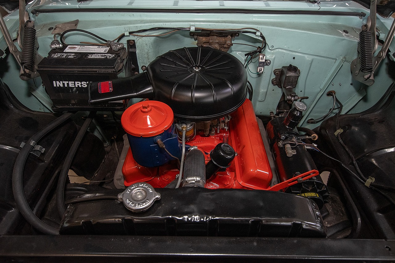1955 Neptune Green/Sea Mist Green Chevrolet Bel Air - Power Steering Convertible