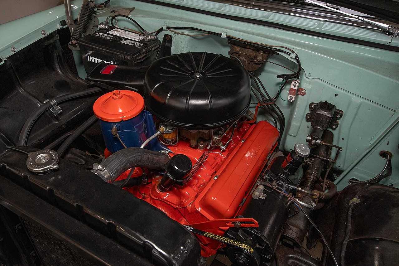 1955 Neptune Green/Sea Mist Green Chevrolet Bel Air - Power Steering Convertible