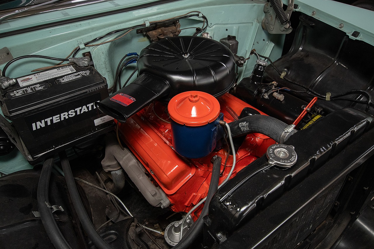 1955 Neptune Green/Sea Mist Green Chevrolet Bel Air - Power Steering Convertible